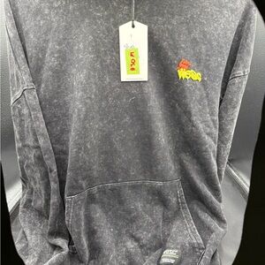 Wesc Black Acid Wash Jacket